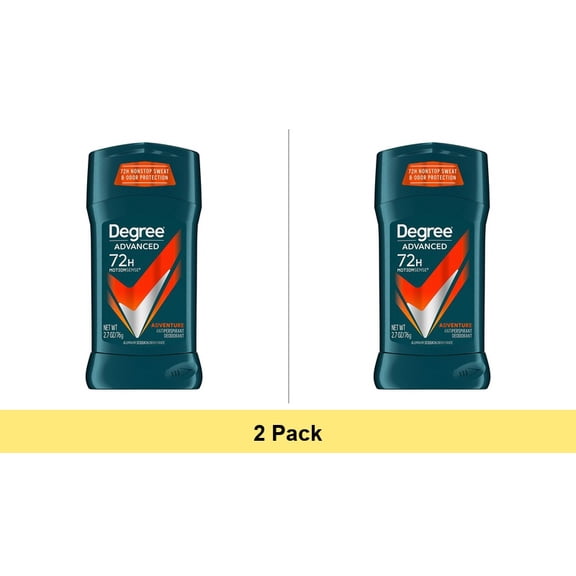 Degree Men MotionSense Antiperspirant Adventure 2.7 oz - 2 Pack