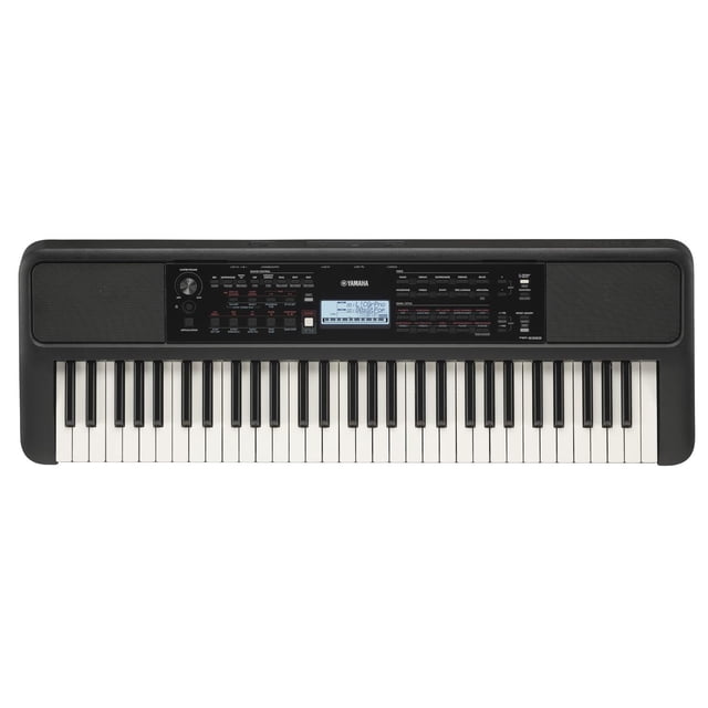 Teclado Yamaha PSRE-383 Negro con Adaptador de Corriente PA130