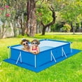thumbnail image 5 of Tapete cuadrado para piscina - Tapete para piso de piscina - Tapete para piscina impermeable plegable - Protector de piso fácil de limpiar - Para piscina ER, 5 of 5