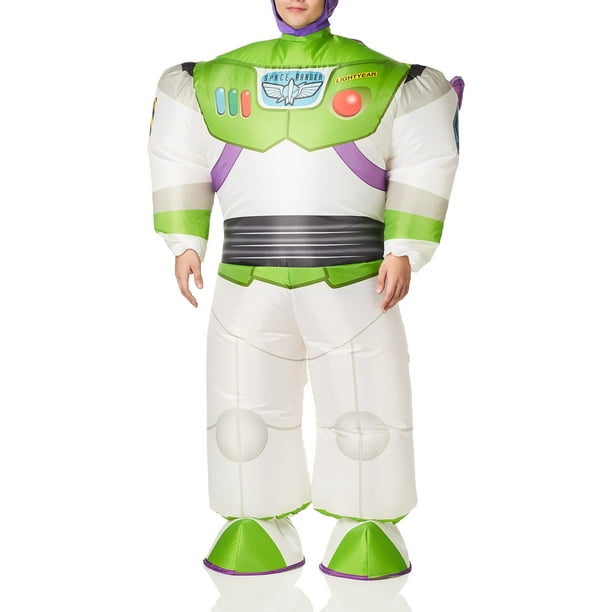 Disguise Disney Buzz Lightyear Disfraz inflable de Toy Story 4 para hombre disfraz de un adulto Blanco Talla unica Adulto Disguise NA Walmart en linea