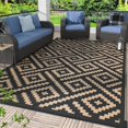thumbnail image 1 of Outdoor Rug x Reversible Mats Outdoor Area Rug Plastic Straw Rug Geometric Rv Mat for Patio Camping Rv Picnic Backyard Deck Balcony Porch Beach Trailer ( ), 1 of 9
