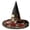 30#D, variant on Witch Hat for Women Halloween Vintage Floral Pointed Wizard Hat Ghost Wide Brim Quilted Cosplay Costume Accessories Adults
