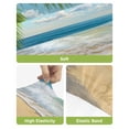 thumbnail image 4 of Summer Beach Bar Stool Covers Set of 4, Coastal Ocean Tropical Palm Trees Stretch Washable Bar Chair Covers with Backs, Removable Pub Counter Height Chair Cover for Kitchen Dining Room Cafe, 4 of 7