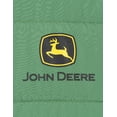 thumbnail image 2 of John Deere Men's Quilted Hooded Puffer Jacket Forest Green, 2 of 7
