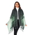 thumbnail image 3 of FORMRS Womens Scarf Winter Soft Long Big Warm Shawls Wrap Tassel Scarves, Green Forest, 3 of 9