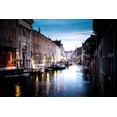 thumbnail image 2 of Endo, Yoshikazu 18x13 White Modern Wood Framed Museum Art Print Titled - Venice night, 2 of 4