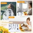 thumbnail image 5 of Graduation Gifts for Women Behind You All Your Memories Throw Blankets for College Student Friends Graduation Soft Warm Lightweight Decorative Blanket for Couch, Bed, Sofa, Graduation (Sunflower), 5 of 5