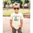 thumbnail image 3 of Birthday Boy Dinosaur Shirt for Kids TRendy DJ Dino Graphic Tee for Boys Natural Shirt Youth Medium, 3 of 5