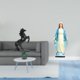 thumbnail image 2 of Grácil estatua de dama ecuestre, adorno, figura escultórica para dormitorio, oficina, mesa, paisaje, decoración religiosa católica, Jesús, 2 of 8