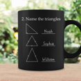 thumbnail image 3 of Name The Triangles Math Problem Math Lover Coffee Mugs, 3 of 4