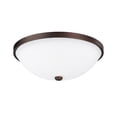 thumbnail image 2 of 13 Inch 2 Light Flush Mount In Modern Style 13 High By 4.5 Wide-Burnished Bronze Finish Capital Lighting 2323Bb-Sw, 2 of 2