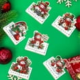 thumbnail image 4 of Diamond Art Painting Christmas Greeting Cards Set, 3D Folding Diamond Art Christmas Cards with Envelopes for Family, Friend, Lovers-11-Christmas Snowman, 4 of 9