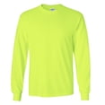 thumbnail image 5 of Gildan Mens Plain Crew Neck Ultra Cotton Long Sleeve T-Shirt, 5 of 10