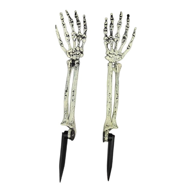 DOLITY Décorations d'Halloween Piquet de Bras Squelette Ambiance Accessoires Décoratifs Multi