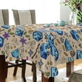 thumbnail image 5 of Yayeee Tablecloths 60" x 108" Rectangle Wrinkle Resistant Party Table Cover, Blue Dice Pattern, 5 of 8