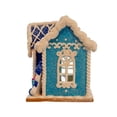 thumbnail image 4 of Miniature HANUKKAH HOUSE Blue LED Hanukkah Table Decoration, by Kurt Adler, 4 of 5