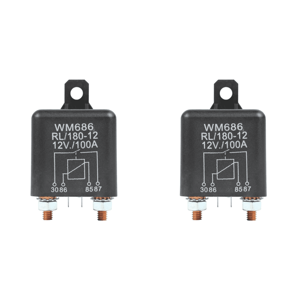 12V 200AMP RESISTENTE Starter Split Carica Relè Auto Van Batteria Su - Foto 14