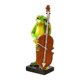 thumbnail image 2 of Escultura de animal, estatua de rana, regalo decorativo con base estable, adorno de resina. Violonchelo, 2 of 9
