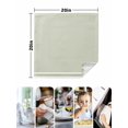 thumbnail image 5 of Cloth Napkins Set of 6 - 20x20 Inches, Farmhouse Sage Green White Striped Washable Reusable Table Napkins, Modern Stripes Soft & Absortbent Dining Napkin for Party Wedding Hotel Restaurant, 5 of 8