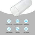 thumbnail image 3 of Acrylic Pipe Clear Rigid Round Tube 115mm ID 120mm OD 10" for Lamps and Lanterns, Water Cooling System, 3 of 6
