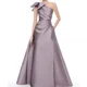 thumbnail image 1 of Vestido de noche elegante de satén Formal personalizado, vestido de fiesta de un solo hombro, largo hasta el suelo, plisado, bonito vestido de fiesta de boda de lujo, 1 of 5