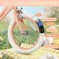 thumbnail image 5 of GLAF 16 in Kids Bicycle, Girls' Bike with Training Wheels, Streamers & Basket - Perfect for Ages 2-9, Orange, 5 of 15