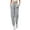 Light Gray, variant on Womens Sweatpants Bow Print Straight Leg Pants Loose Fit Drawstring High Waist Sweatpants Casual Black L