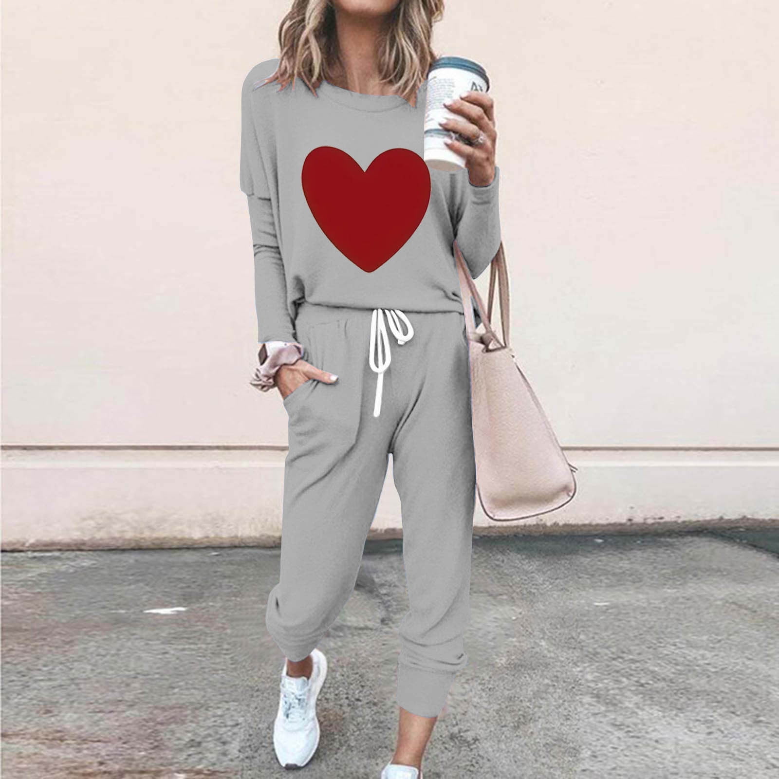 2 Pièces/Set Style De Rue Pour Filles Sweat-shirt à Capuche Imprimé Lettre Tie-dye + Pantalon En