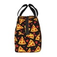 thumbnail image 2 of Lsque Cartoon Pizza Pattern Lunch Bag Women/Men Insulated Lunch Box,Small Leakproof Cooler Food Lunch Containers Reusable High Capacity Lunch Tote Bags, 2 of 6