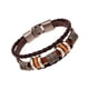 thumbnail image 4 of Pulsera para hombre con eslabones trenzados, pulsera con dijes, cuerda tejida a mano, varias filas, elegante para amigos y familias, bohemia hecha a, 4 of 8
