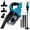 0 Battery, variant on BAOKALER Cordless Vacuum Cleaner with 4.0Ah Battery, 400W/16kpa Car Vacuum with 4 Multi Nozzle, Handheld Vacuum for Home Pet Hair Carpet Hard Floor, Yellow