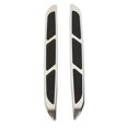 thumbnail image 2 of 2pcs Chrome Universal Car Air Flow Fender Side Mesh Vent Decoration Sticker, 2 of 6