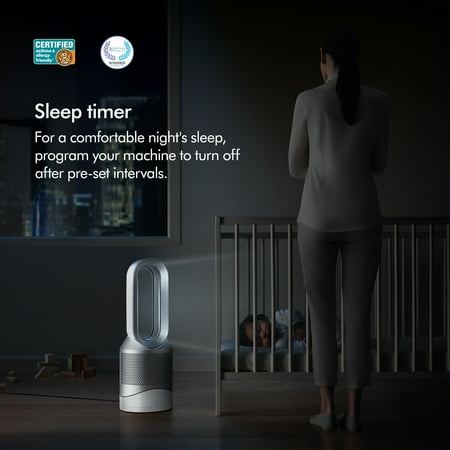 Dyson - HP01 Pure Hot + Cool Air Purifier, Heater and Fan - White/Silver