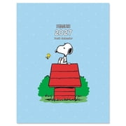 Current 2027 Peanuts Desk Planner and Calendar, 8.5" x 11";  11" x 17" open, Large 12-Month Bookstore-Quality Calendars