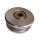 thumbnail image 2 of Polea de rodamiento para fitness, diámetro de ranura de rueda de 10 mm, repuesto resistente para ejercicio. Plata, 2 of 9