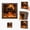 As show B, variant on Lighted Picture Frame Witch Hat Pumpkin Glass Night Light with Button Battery Decorative Tabletop Home Display