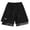 Black, variant on Vibrex Men's Shorts, Men's Double-layer Trendy Printed Casual Sports Shorts, Black_L