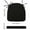 Black, variant on U Shaped Seat Cushion with Removable Cover, Anti Slip High Density Sponge Chair Pad for Office Desk, Ergonomic Coccyx Tailbone Pain Relief Pillow, Adjustable Straps Booster Cushion for Sitting
