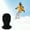 A, variant on Warm Three Hole Knitted Funny Ski Wrap 39cm Universal Size Can Be As Ski Cycling Neck And Face Warmer with Mouth Area Open Painter of The Night Outdoor Voices Doing Things Hat Snowboard Hood Youth