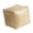Milk apricot color, variant on Sturdy PU Leather Storage Pouf Organizers Seat for Bedroom Living Room Interior Designs