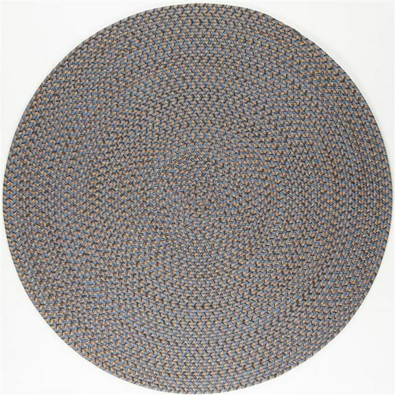 Rhody Rug Camden Denim Blue Tweed 4' Round