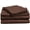 Choclate, variant on 500 Thread Count 4 Piece Quality Sheet Set 15 Inch Deep Pocket 100% Egyptian Cotton Color White Solid Size Full
