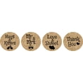 thumbnail image 2 of Darling Souvenir Wedding Theme Stickers chocolate Candy Labels 190 Pcs Party Favor-Brown, 2 of 2