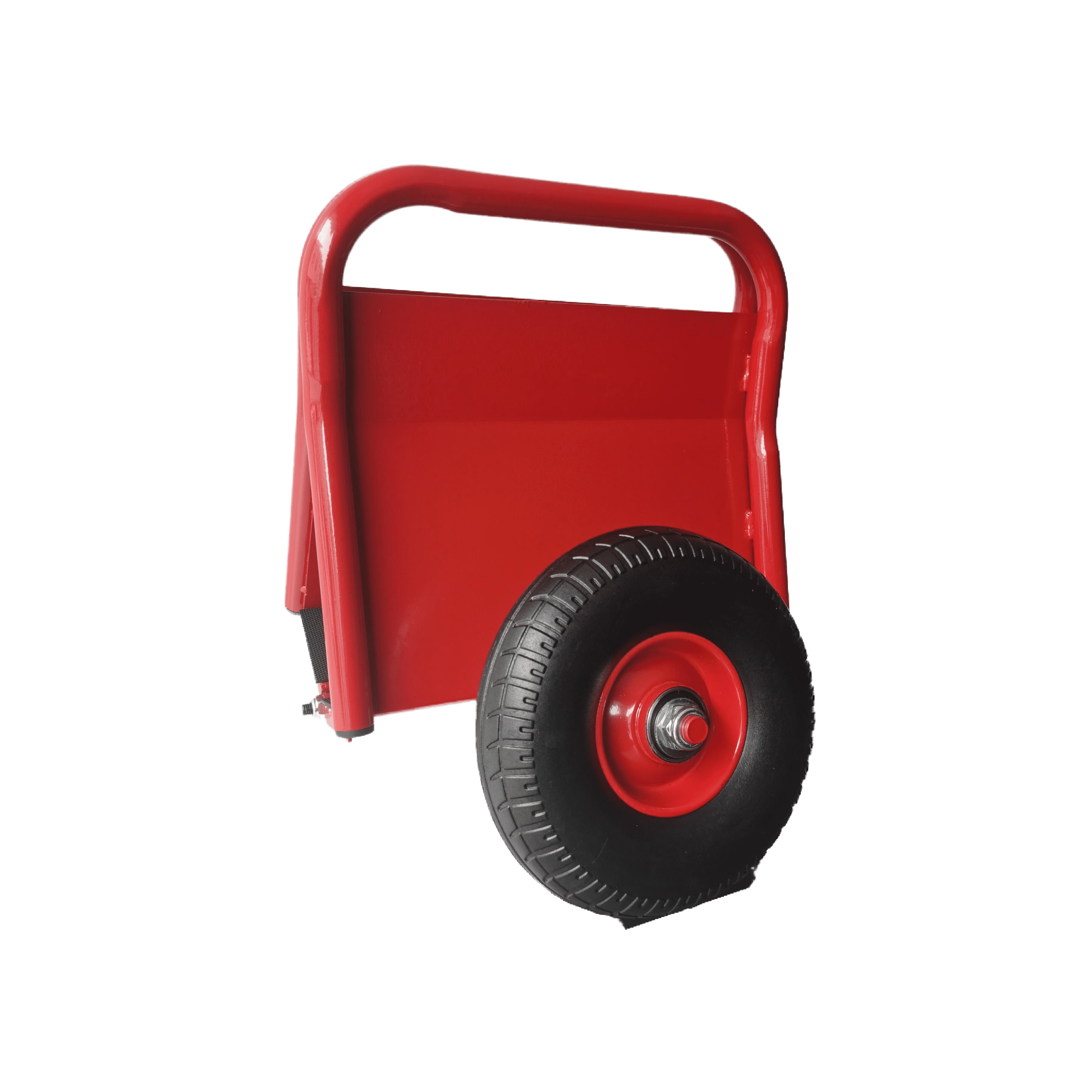 Olurrisa 1000 LB Capacity Panel Dolly with Auto-Clamp Design, Red Slab Cart with 10" Flat-Free Tires, All-Terrain Movement for Heavy Drywall and Construction Materials