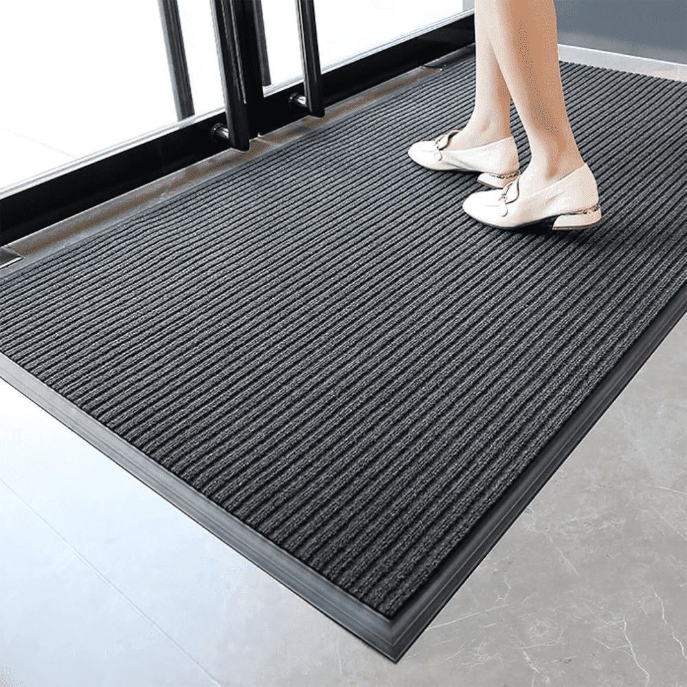 OVYEOFR Outdoor Mat, 32"x48" Indoor Doormat Non Slip, Soft and Absorbent Front Door Mat, Dirt Trapper Low Profile Entrance Mat, Entryway Rug, Floor Mat