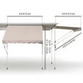 thumbnail image 3 of Outsunny Auvent de Patio Rétractable Manuel 6,6 Pieds X 5 Pieds pour Fenêtre et Porte, Pare-Soleil, Auvent de Terrasse, Abri, Résistant à l'Eau, Protection UV, Beige, 3 of 10