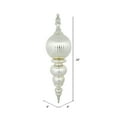 thumbnail image 2 of Vickerman 28" Champagne Shiny Finial Ornament, 2 of 3