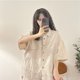 thumbnail image 1 of Camisas de retazos para mujer, de verano, transpirables, informales, sencillas, americanas, retro, de temperamento juvenil, estilo hipster, estilo avanzado, para chico de ciudad., 1 of 6