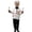 /c9White7, variant on JCCXIN Child Toddler Boys Chef Halloween Outfits Career Role Play Dress-Up Party Clothes Coat Hat Gloves With Accessories Set Trick Or Treat School Carnival Funny Outfit Sets,White,7-8 Years