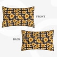 thumbnail image 2 of Honeii Vintage Black White Plaid Sunflowe Decorative Throw Pillow Case - Elevate Your Couch, Sofa, or Bed with Stylish Home Decor, Perfect Gift Idea-14"x20", 2 of 6
